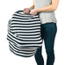 Black & White Stripe Car Seat Cover