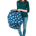 Blue Floral Car Seat Cover