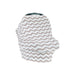 Grey Chevron Car Seat Cover