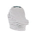 Grey Stripe Car Seat Cover