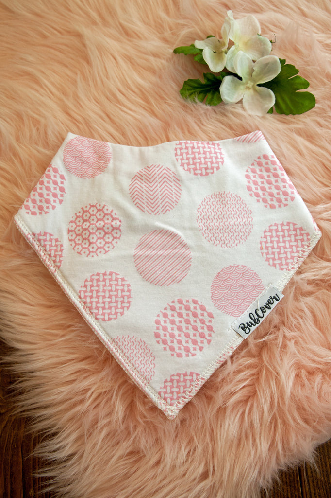 Big Pink Polka Dot Bib