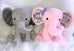 Personalized Plush Baby Elephant with Newborn Stats