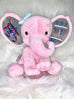 Personalized Plush Baby Elephant with Newborn Stats