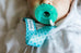 Teal Pacifier Clip